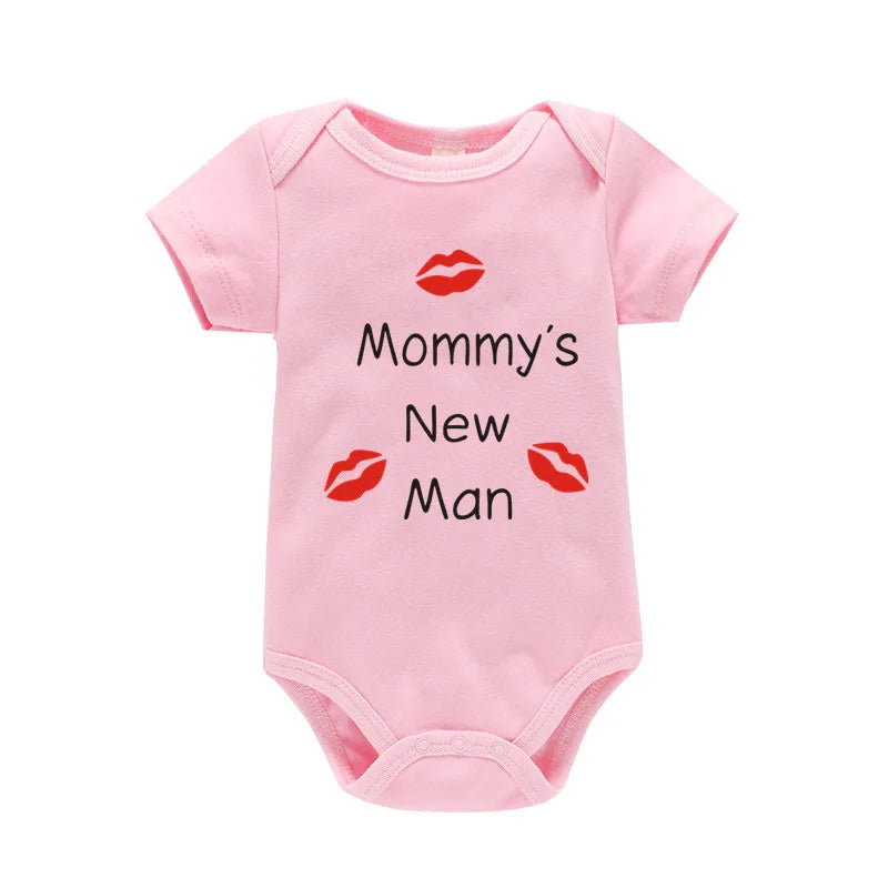 Newborn Baby Clothes Mommy's New Man Design 100% Cotton