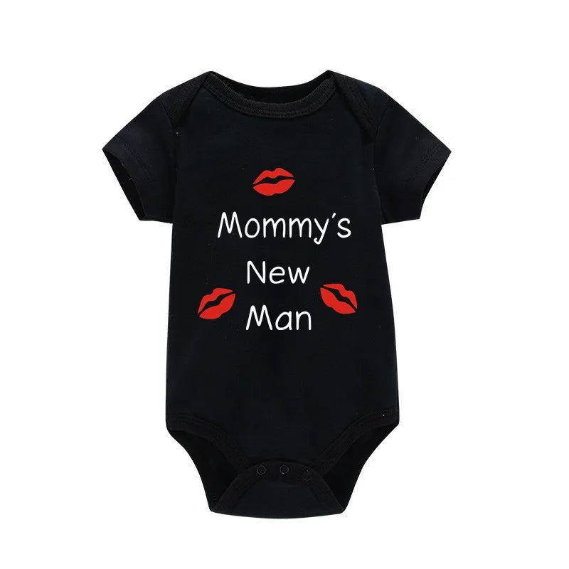 Newborn Baby Clothes Mommy's New Man Design 100% Cotton