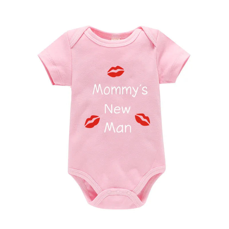 Newborn Baby Clothes Mommy's New Man Design 100% Cotton