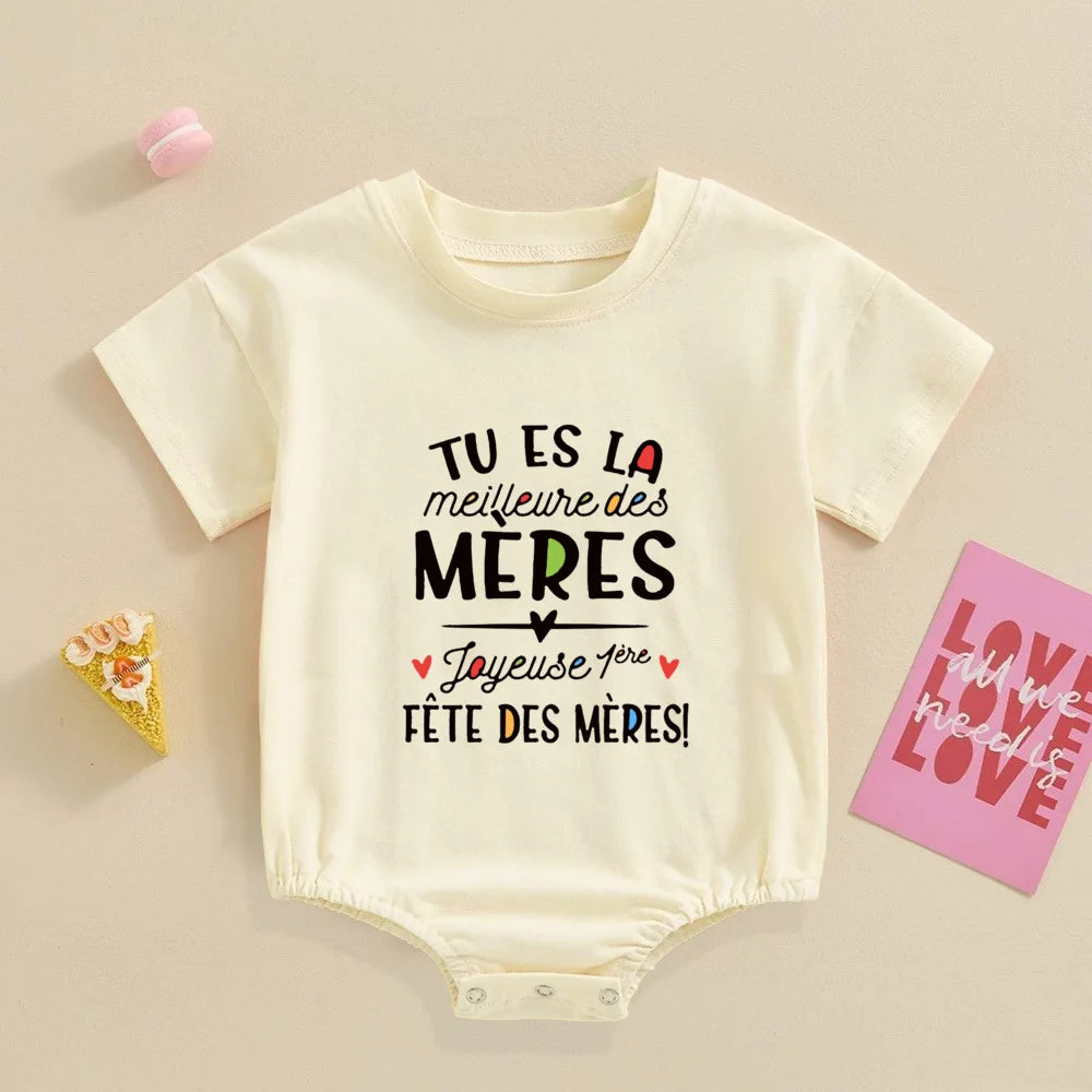 I Love My Mommy Daddy Sister Brother,Newborn Oversized Bodysuit