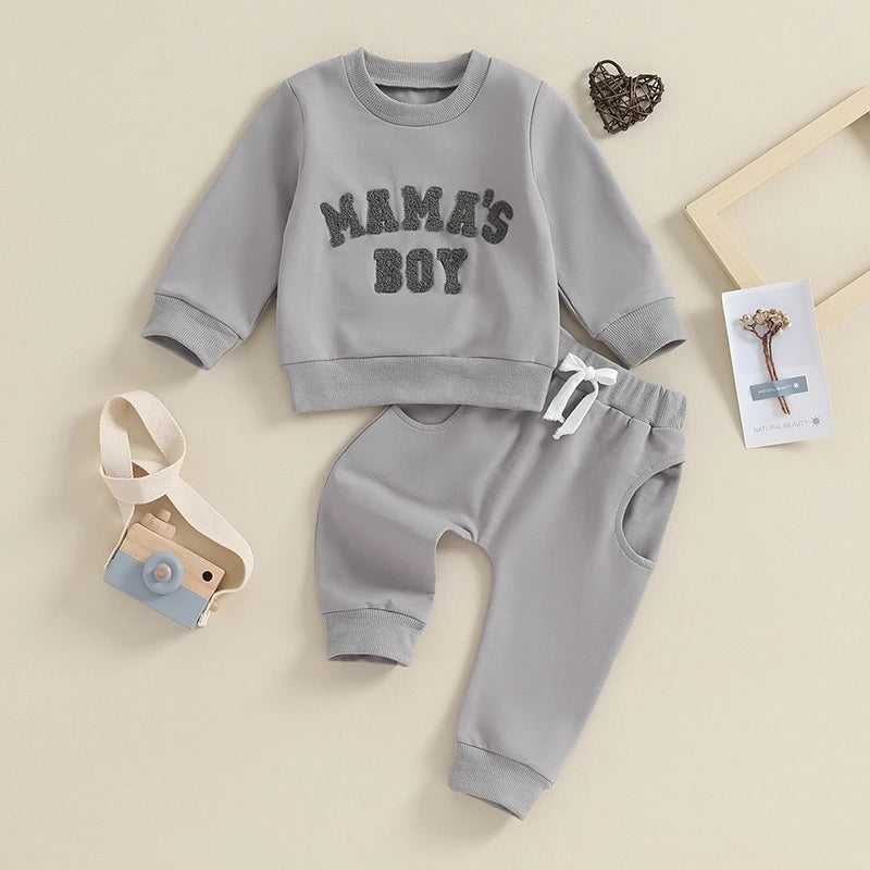 Baby Boy Outfits ,Sweatshirt & Casual Pants 2Pcs Clothes