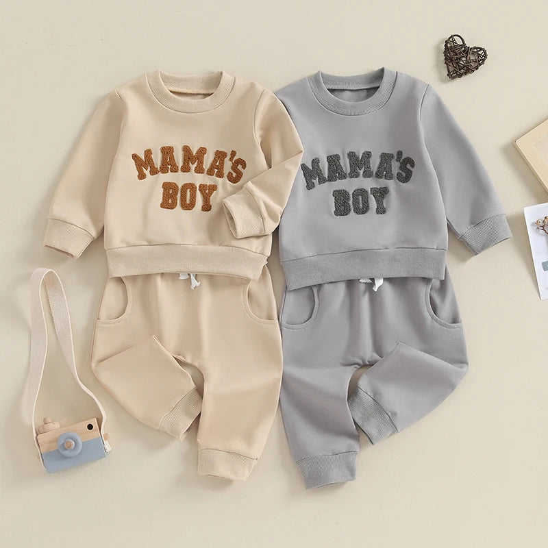 Baby Boy Outfits ,Sweatshirt & Casual Pants 2Pcs Clothes