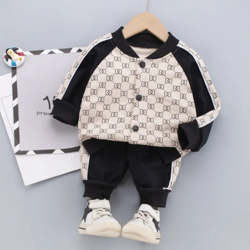 Baby Boys Sets, Cotton Coats&Pants 2pcs Tracksuits