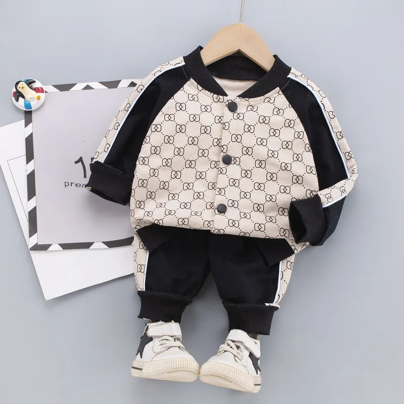 Baby Boys Sets, Cotton Coats&Pants 2pcs Tracksuits