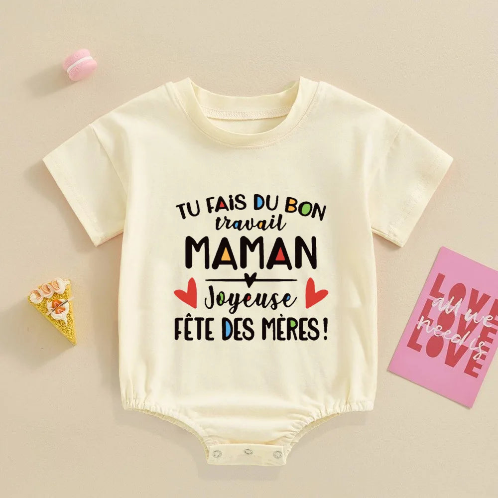 I Love My Mommy Daddy Sister Brother,Newborn Oversized Bodysuit