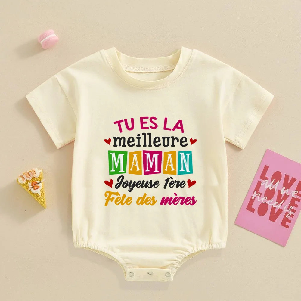 I Love My Mommy Daddy Sister Brother,Newborn Oversized Bodysuit