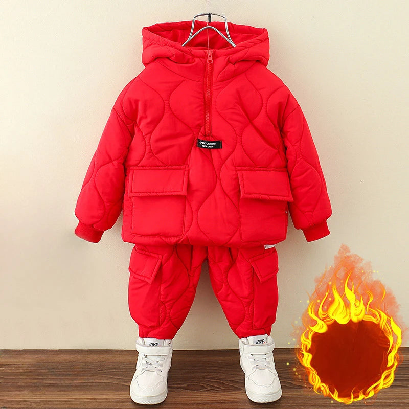 Boys Winter Set, Jacket Trousers Two-piece