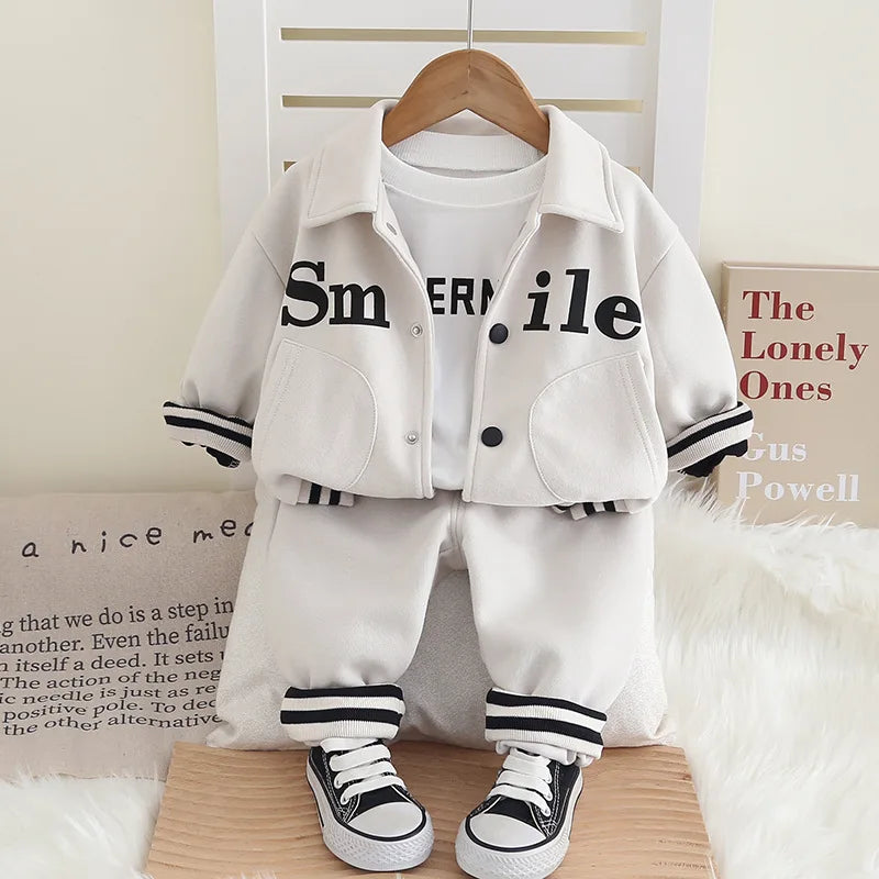 Baby Boys Sets, Cotton Coats&Pants 2pcs Tracksuits