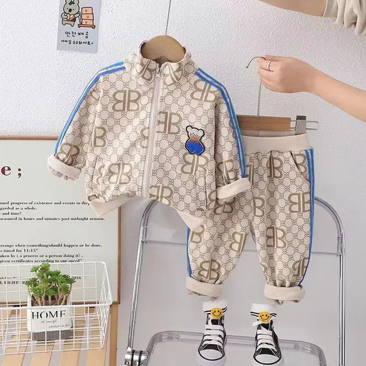 Baby Boys Clothes Set Jacket And Pants Two Piece