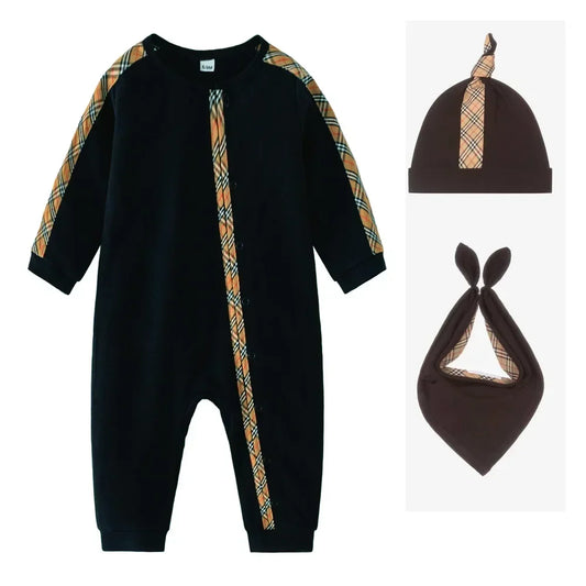 Baby Rompers, Cotton Newborn Long Sleeve Jumpsuits