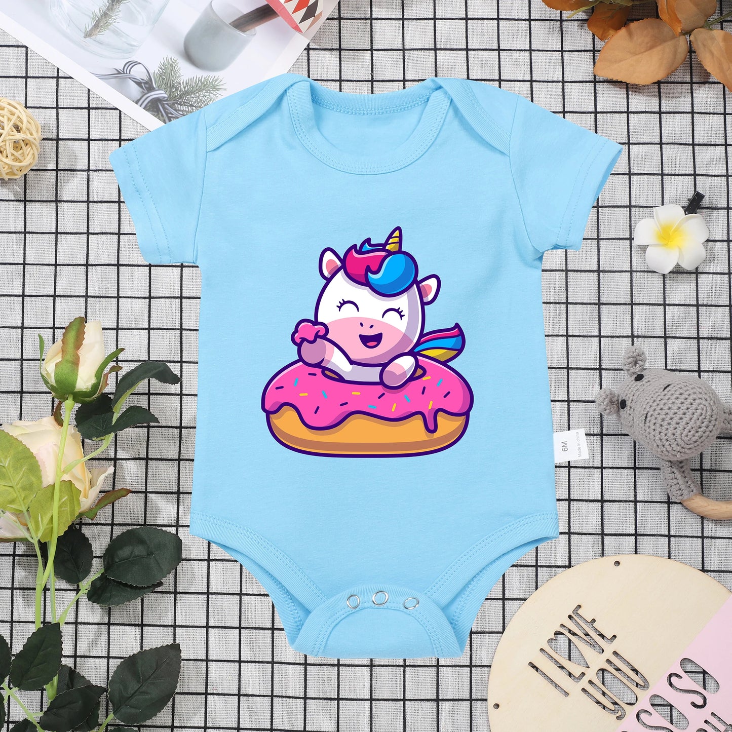 Daddy 50% Mommy = 100% Perfect, Newborn  Romper