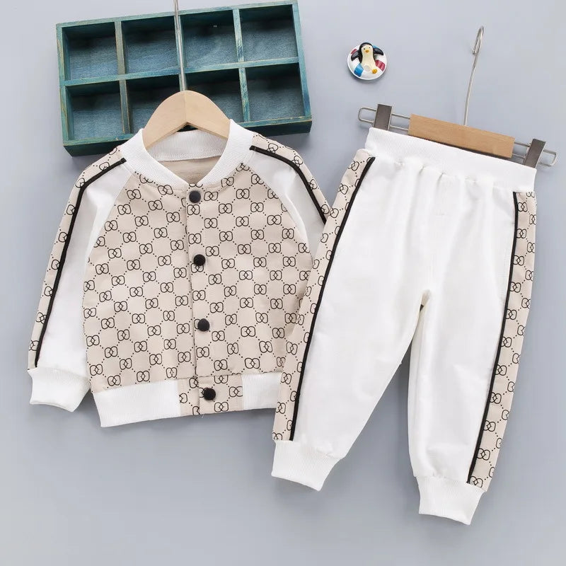 Baby Boys Sets, Cotton Coats&Pants 2pcs Tracksuits