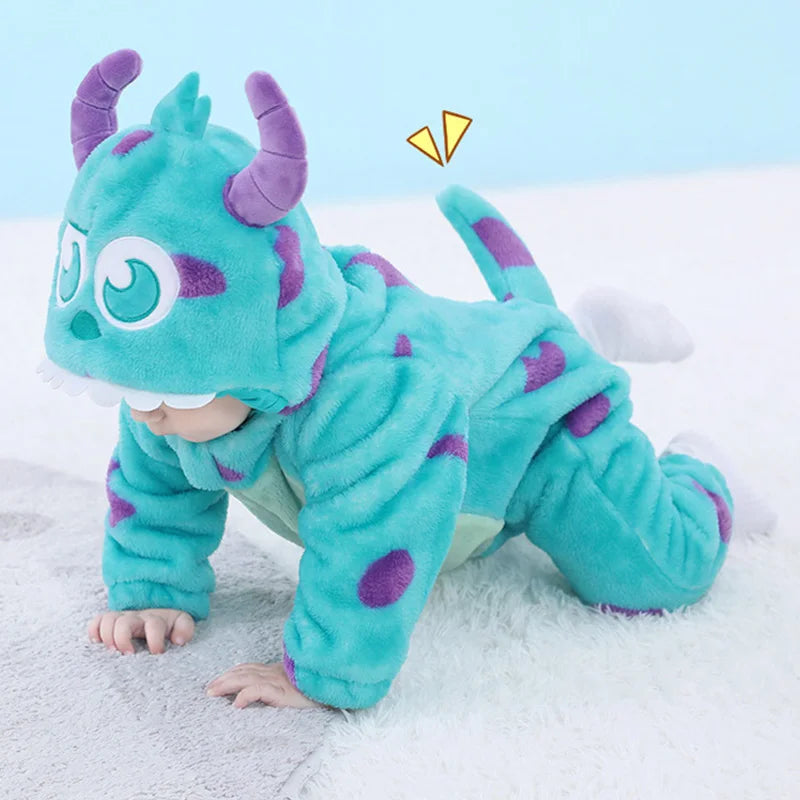 Baby Sully Romper,Newborn cartoon Costumes