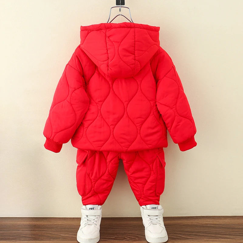 Boys Winter Set, Jacket Trousers Two-piece