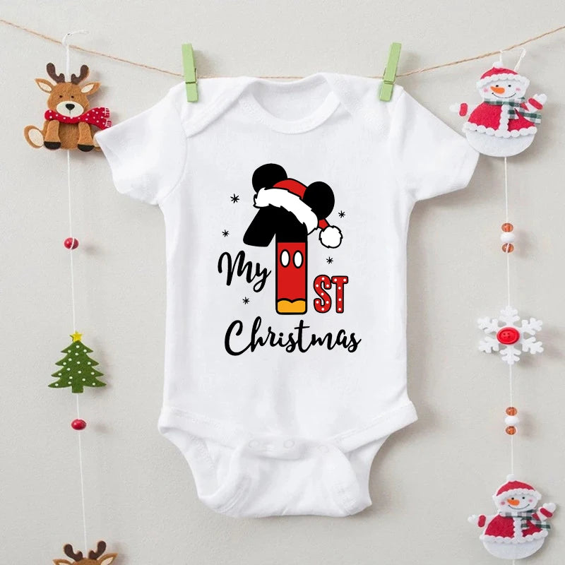 My First Christmas ,Newborn Baby Bodysuits