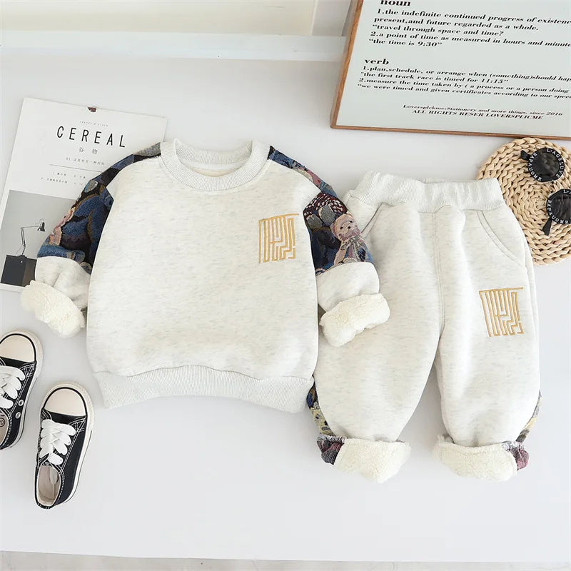 Boys Sweater&Pants Two-Piece