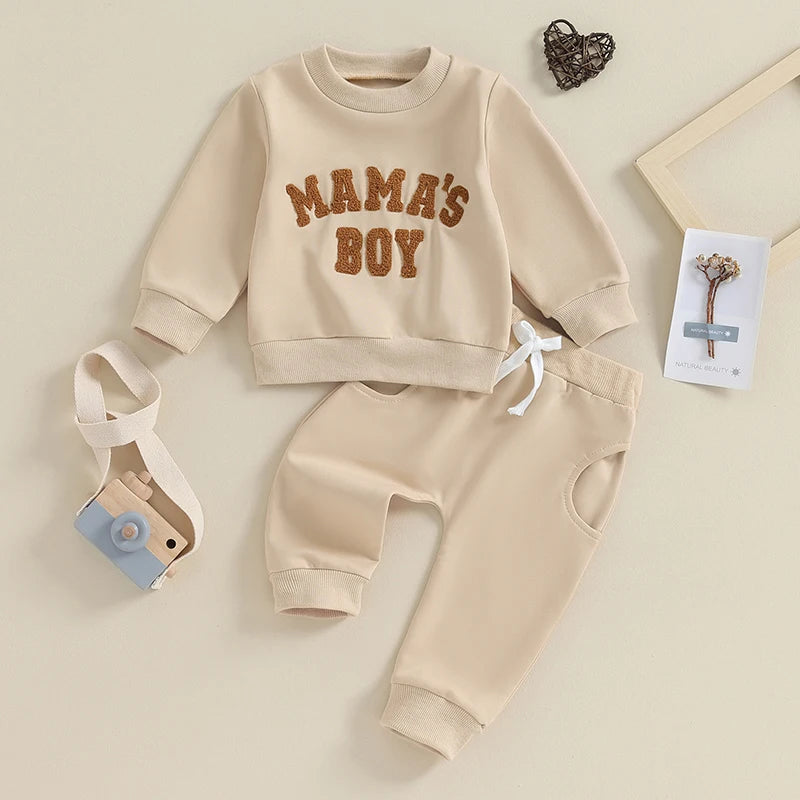 Baby Boy Outfits ,Sweatshirt & Casual Pants 2Pcs Clothes